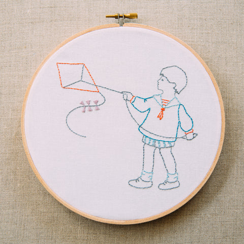 Penny Squares - Boy with Kite