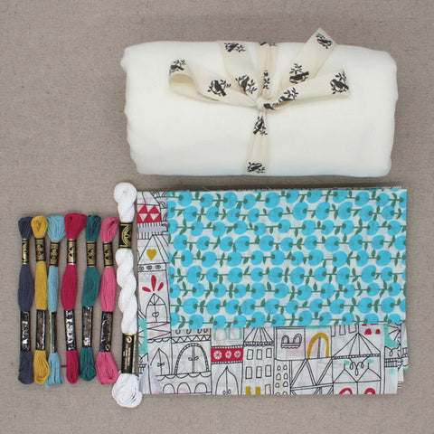 Apples Strip Fabric - Cotton