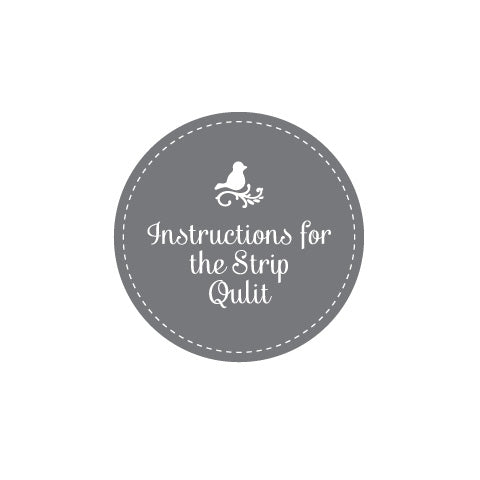 Free Instruction Booklet - Strip Quilt
