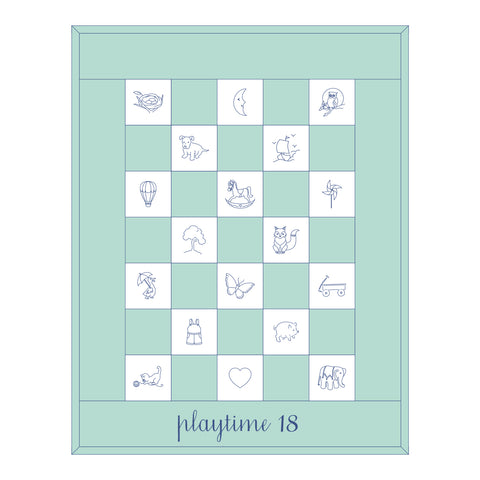 Playtime baby quilt kit