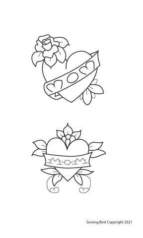 Mom embroidery pattern