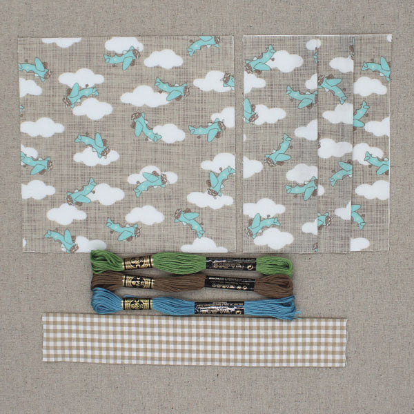 DIY embroidered baby quilt kit-bugs – Sewing Bird